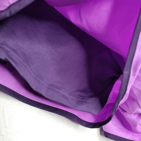 Nike Dri fit purple black pull on shorts lined running workout shorts size xl - Picture 3 of 8